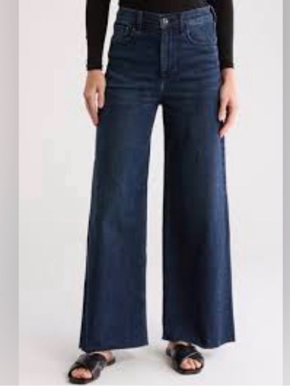 Rag and Bone Serena High Waist Wide Leg Jeans Dark Wash Size 29